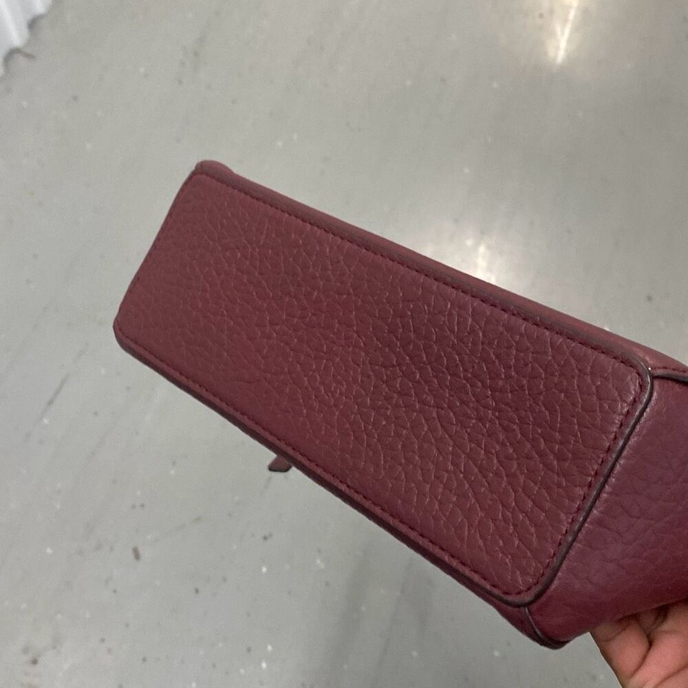 kate spade Burgundy Crossbody Bag with Gold Hardware - Picture 7 of 8